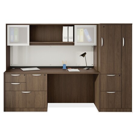Officesource 65.55'' H, Modern Walnut, 95.07'' W X OSTYP154MW